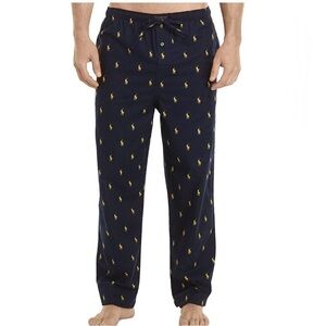 Polo Ralph Lauren Navy and Gold Polo Pony Pajama Pant - Size: XL - NWT
